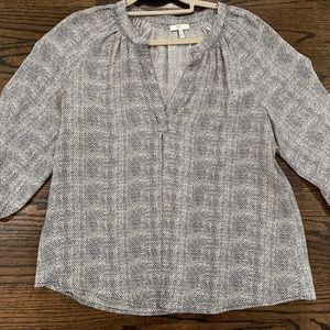 Joie size small snakeskin silk top